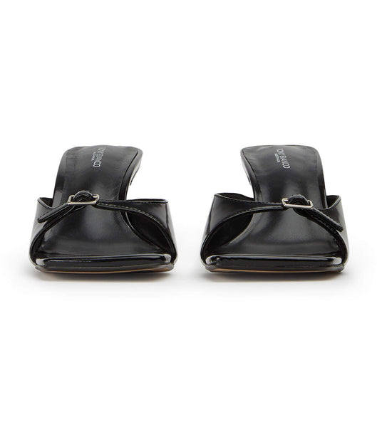Black Tony Bianco Asar Black Hi Shine 6.5cm Event Heels | UPHTG60343