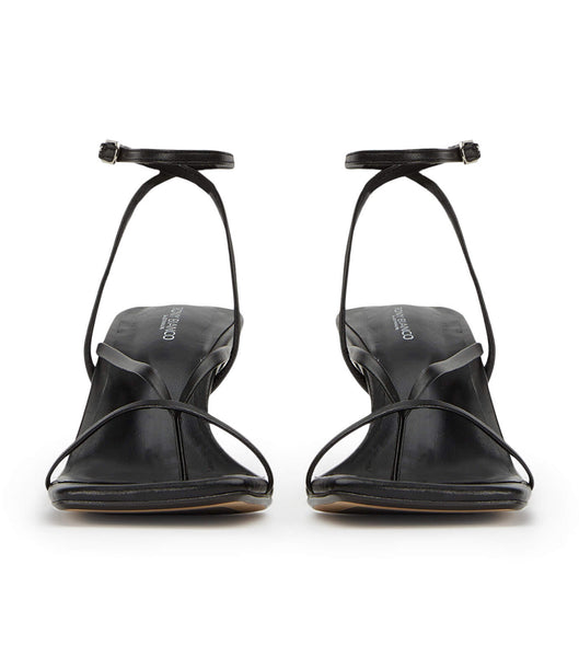 Black Tony Bianco Avi Black Nappa 6.5cm Event Heels | PHCVG99442