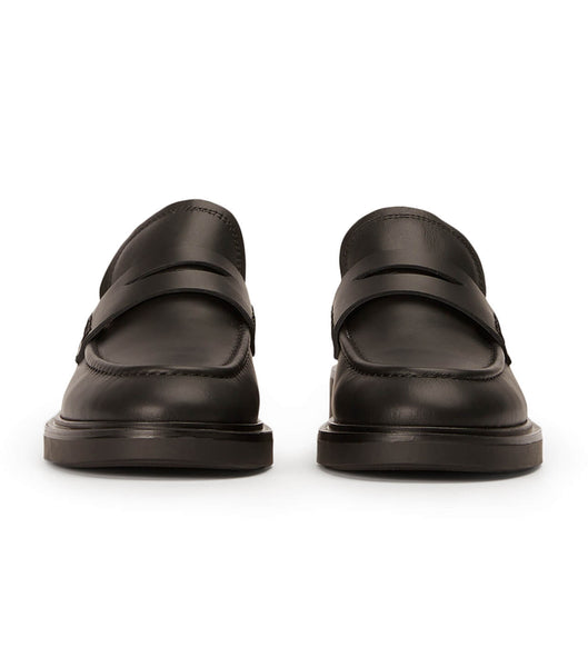 Black Tony Bianco Cherish Black Turin 4.5cm Loafers | DPHVO99686
