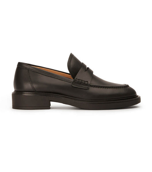 Black Tony Bianco Cherish Black Turin 4.5cm Loafers | DPHVO99686