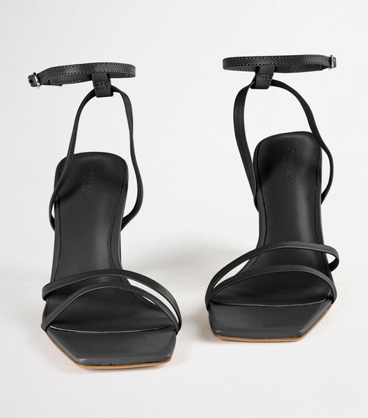 Black Tony Bianco Corso Black Nappa 8.5cm Stiletto Heels | PHJVR67752