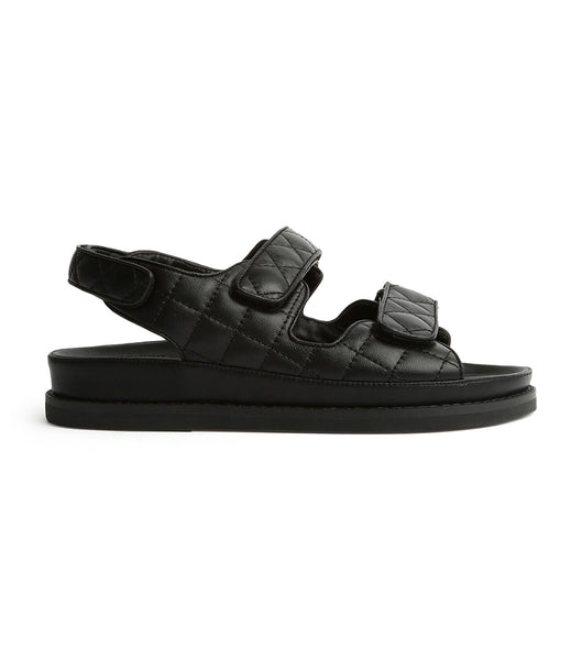 Black Tony Bianco Hiranni Black Sheep Nappa 3.5cm Sandals | PHNZX99261