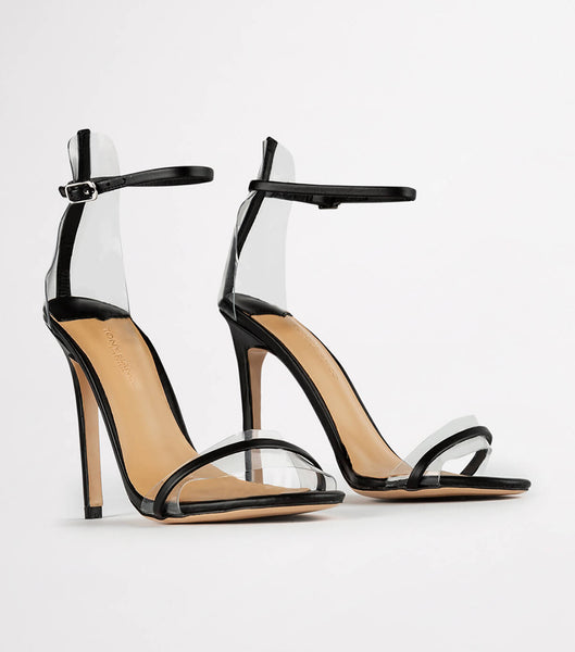 Black Tony Bianco Kosumi Black Capretto 11cm Stiletto Heels | PHIIZ16186