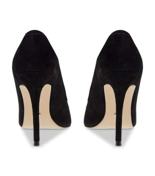 Black Tony Bianco Lotus Black Kid Suede 10.3cm Event Heels | PHJKU18147