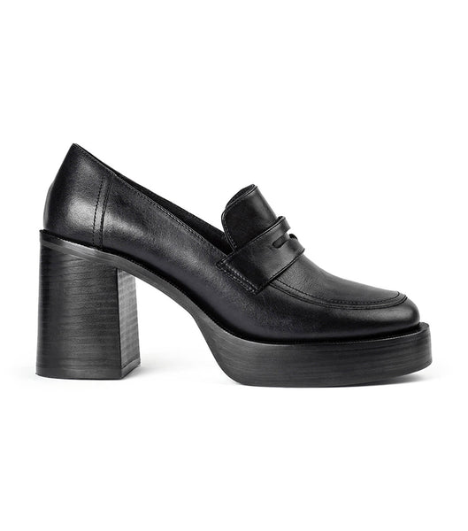 Black Tony Bianco Taranto Black Como 9cm Loafers | PHJBT53168