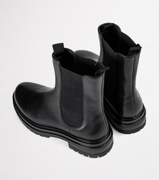 Black Tony Bianco Wolfe Black Como 4.5cm Combat Boots | LPHSX61114