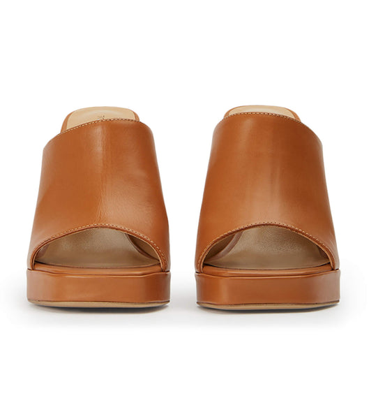 Brown Tony Bianco Dover Tan Como 11.5cm Block Heels | PHJVR53308