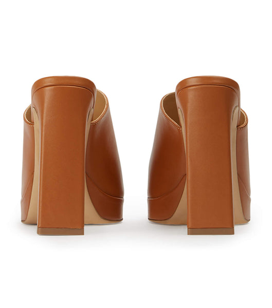 Brown Tony Bianco Dover Tan Como 11.5cm Block Heels | PHJVR53308