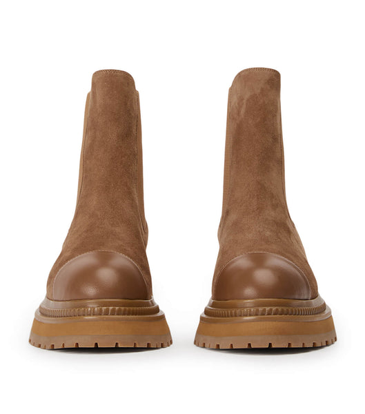 Brown Tony Bianco Hurricane Saddle Suede 5.5cm Ankle Boots | PHIIZ66431