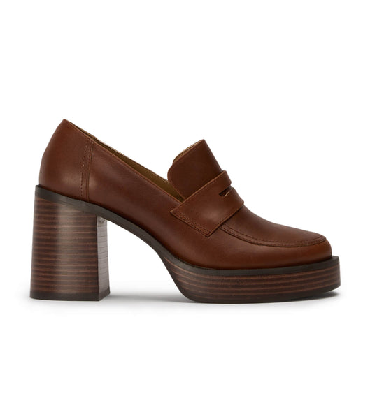 Brown Tony Bianco Taranto Cognac 9cm Platform Shoes | ZPHMJ60597