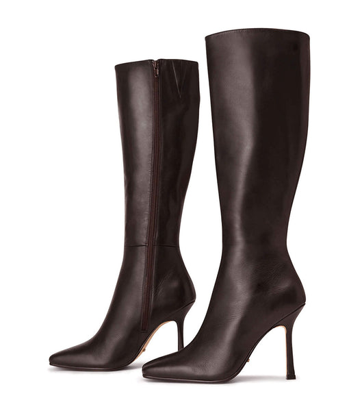 Chocolate Tony Bianco Havana Chocolate Nappa 10.5cm Heeled Boots | APHDF79496