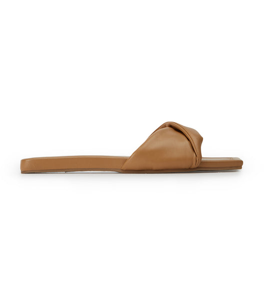 Orange Tony Bianco Echo Honey Nappa 1.5cm Sandals | ZPHNQ18199