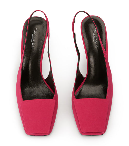 Red Tony Bianco Rue Persian Crepe 10.5cm Event Heels | PHDFL82323