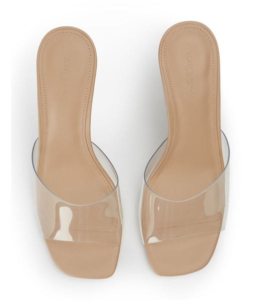 Skin Color Tony Bianco Alessi Clear Vinylite/Skin 10cm Bridal Heels | EPHHC59751