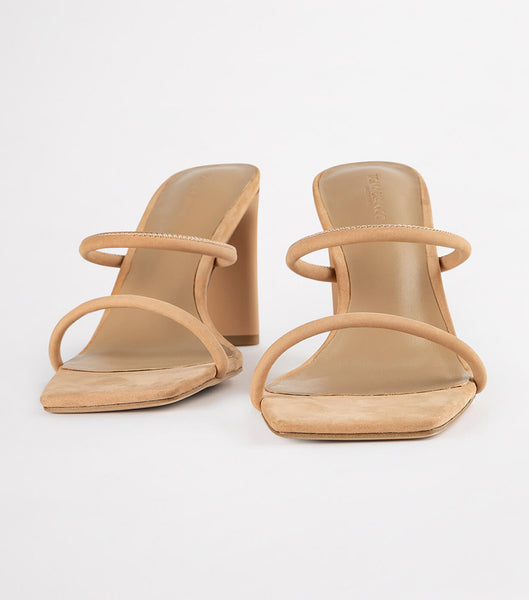 Skin Color Tony Bianco Concord Skin Phoenix 8.5cm Low Heels | PHDYB80682