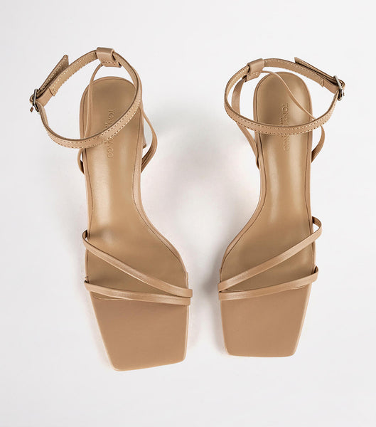 Skin Color Tony Bianco Corso Skin Nappa 8.5cm Event Heels | LPHSX12248