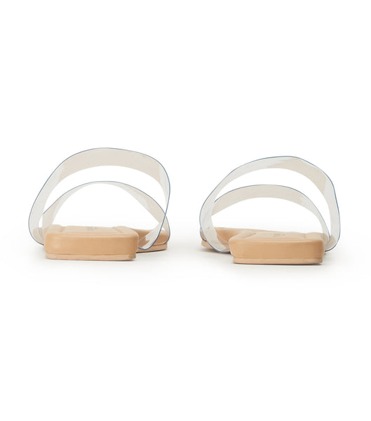 Skin Color Tony Bianco Etro Clear Vinylite/Skin 1.5cm Sandals | PHNEJ25373