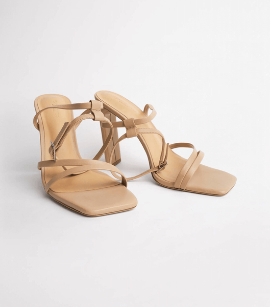 Skin Color Tony Bianco Fiance Skin Sheep Nappa 11cm Strappy Heels | TPHPQ81651