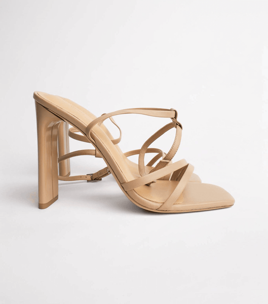 Skin Color Tony Bianco Fiance Skin Sheep Nappa 11cm Strappy Heels | TPHPQ81651