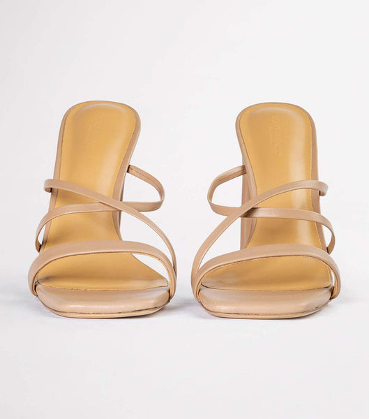 Skin Color Tony Bianco Fior Skin Sheep Nappa 11cm Strappy Heels | PHJZR36315