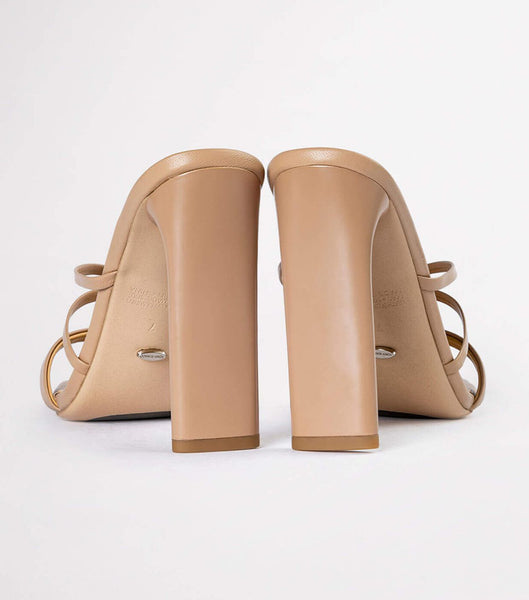 Skin Color Tony Bianco Fior Skin Sheep Nappa 11cm Strappy Heels | PHJZR36315