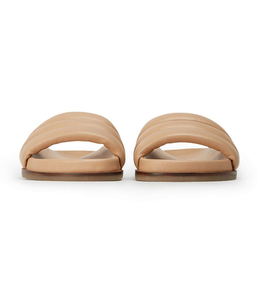 Skin Color Tony Bianco Lucas Skin Nappa 1.5cm Slides | MPHFT99259