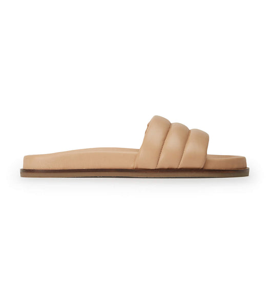 Skin Color Tony Bianco Lucas Skin Nappa 1.5cm Slides | MPHFT99259