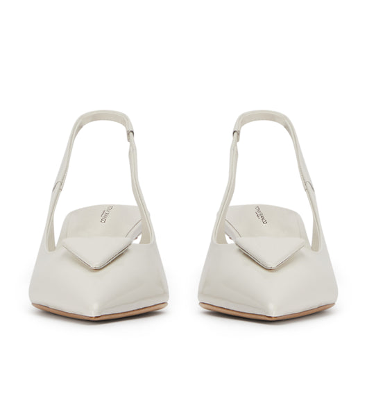 White Tony Bianco Kimmy White Hi Shine 4.5cm Event Heels | SPHVO60454