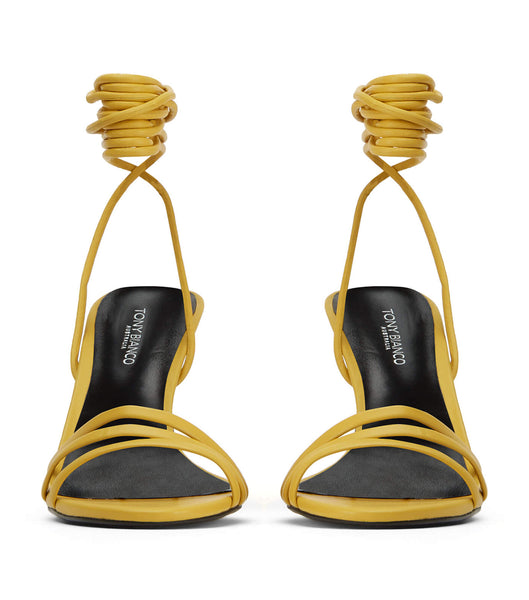 Yellow Tony Bianco Hailee Desert Nappa 8.5cm Stiletto Heels | PHDYB36664