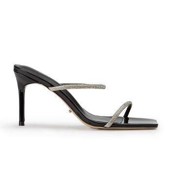 Black Tony Bianco Chase Black Patent 8.5cm Stiletto Heels | PHXBR34432