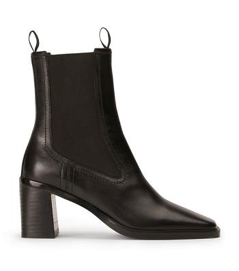 Black Tony Bianco Diego Black Como 7.5cm Ankle Boots | PHDFL69567