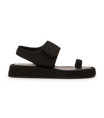 Black Tony Bianco Iso Black Neoprene 3.5cm Sandals | TPHPQ34355