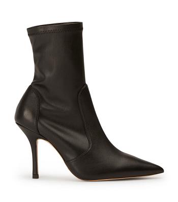 Black Tony Bianco Kartia Black Nappa/Black Venezia 9.5cm Ankle Boots | BPHSO21455