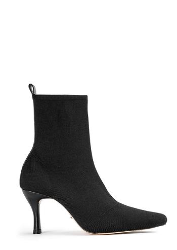 Black Tony Bianco Kossam Black Knit 8cm Heeled Boots | GPHEC88466