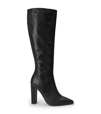 Black Tony Bianco Lucille Black Venice 10.3cm Heeled Boots | PHEAH15894