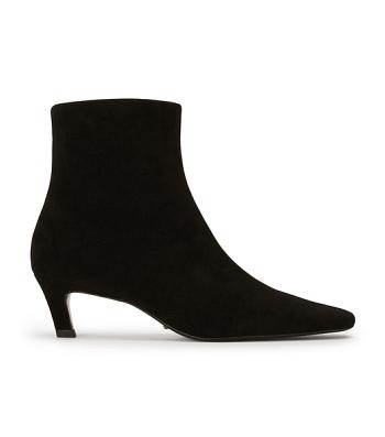 Black Tony Bianco Vicci Black Suede 5cm Heeled Boots | TPHPQ98453