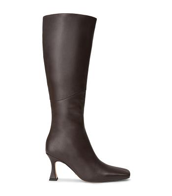 Chocolate Tony Bianco Fantasy Chocolate Nappa 8cm Knee High Boots | PHICD79756