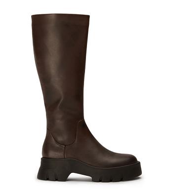 Chocolate Tony Bianco Rage Choc Como 5.5cm Knee High Boots | PHQCS48424