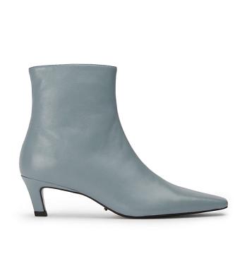 Grey Tony Bianco Vicci Steel Nappa 5cm Heeled Boots | MPHFT24536