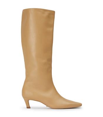 Orange Tony Bianco Vixon Honey Nappa 5cm Heeled Boots | SPHNY86484