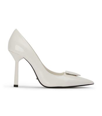 White Tony Bianco Gema White Hi Shine 10cm Event Heels | LPHTR52291