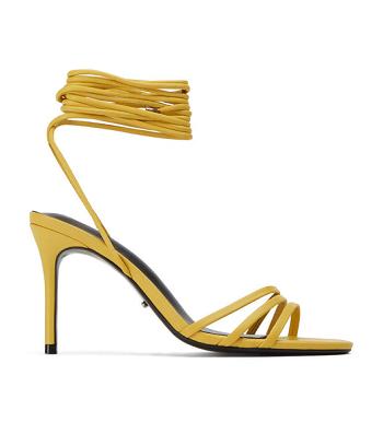 Yellow Tony Bianco Hailee Desert Nappa 8.5cm Stiletto Heels | PHDYB36664